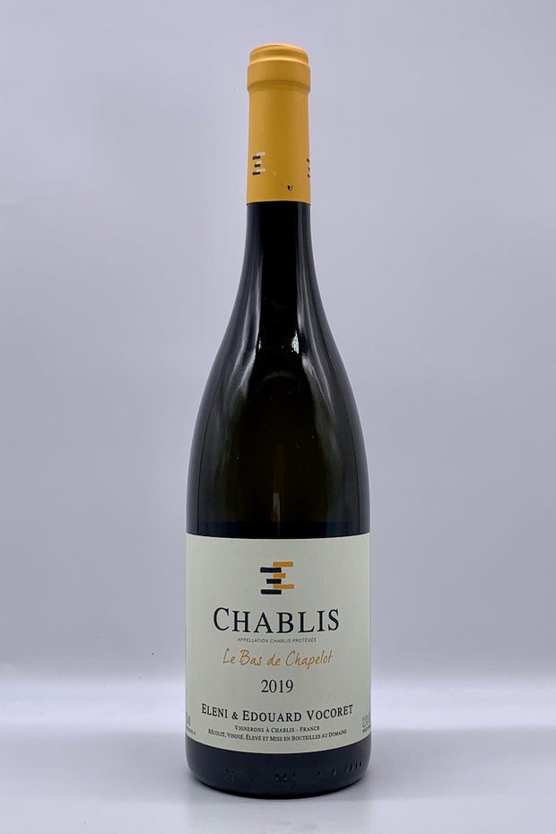 Domaine Eleni et Edouard Vocoret, Le Bas de Chapelot, Chablis, France, Chardonnay, 2019