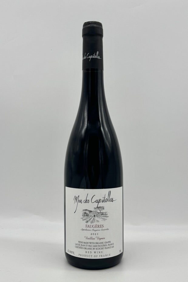 Mas des Capitelles, Faugeres, Languedoc-Roussillon, France, Mourvedre/Syrah/Carignan, 2021