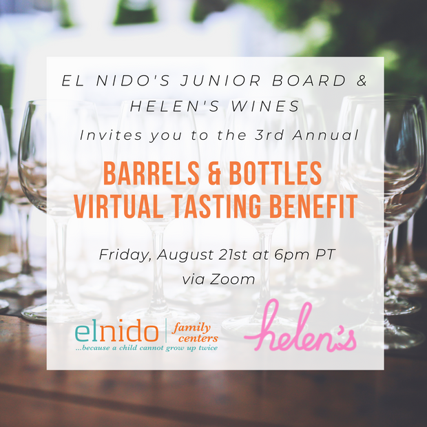 El Nido x Helen's Wines - Barrels & Bottles Virtual Wine Tasting Benefit