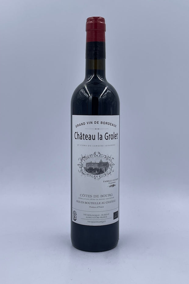 Chateau La Grolet, Cote de Bourg, Bordeaux, France, Merlot/Cabernet Sauvignon/Cabernet Franc/Malbec, 2022