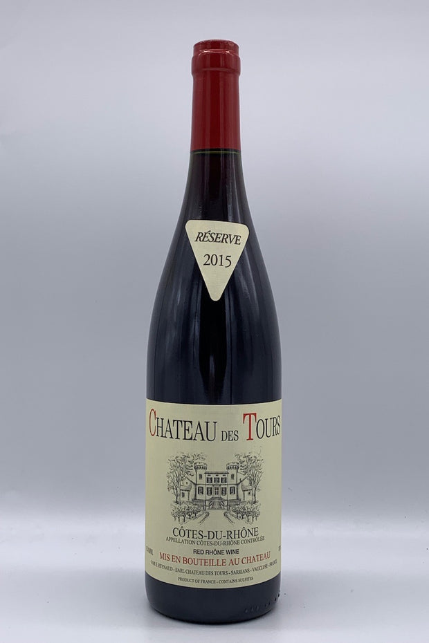 Chateau des Tours, Cotes du Rhone, Grenache/Syrah/Cinsault, 2019