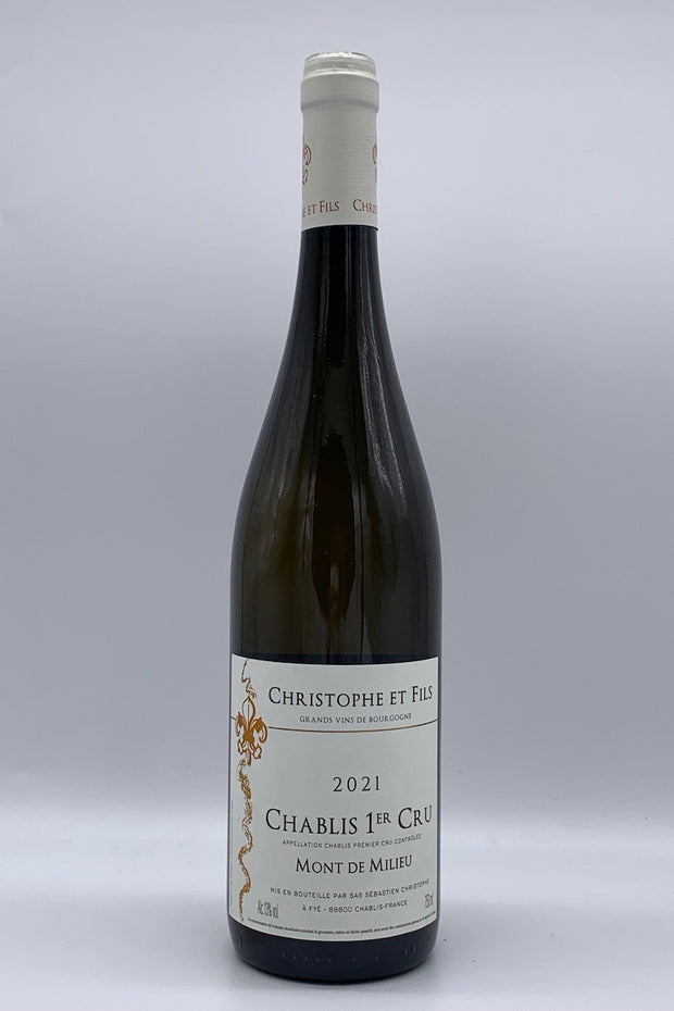 Christophe et Fils, 1er cru, Mont de Milieu, Chablis, Chardonnay, 2021