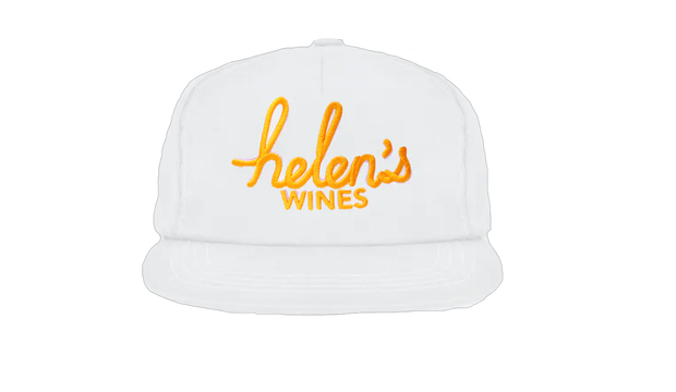 Helen's Wines x MadHappy Hat (White/Orange)